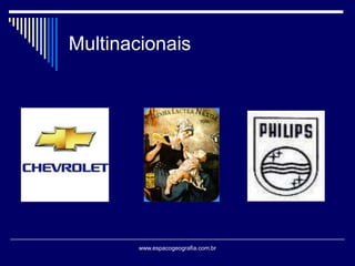 Multinacionais

www.espacogeografia.com.br

 