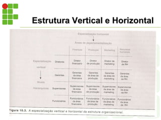 Estrutura Vertical e Horizontal
 