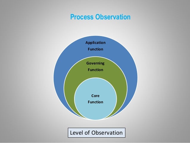 Process observation & Data capturing skill