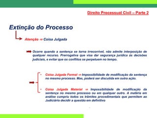 Processo civil parte 2 ext do processo | PDF