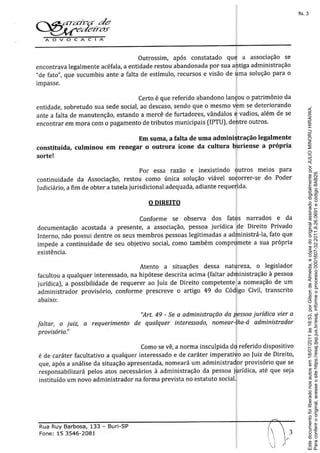 Paraconferirooriginal,acesseositehttps://esaj.tjsp.jus.br/esaj,informeoprocesso0001607-32.2011.8.26.0691ecódigo8AB29.
Estedocumentofoiliberadonosautosem18/07/2011às16:53,porGilsondeAlmeida,écópiadooriginalassinadodigitalmenteporJULIOMINORUHIRAIWA.
fls. 3
 