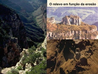 O relevo em função da erosão 