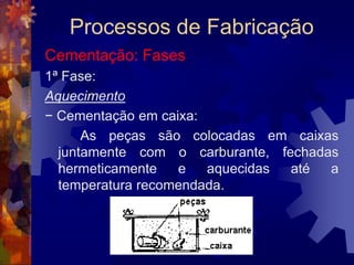 Processos de FabricaçãoRecozimento: Tipos2 - Recozimento para normalizar a estrutura de um material.
