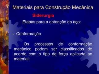 Materiais para Construção MecânicaAlto Forno