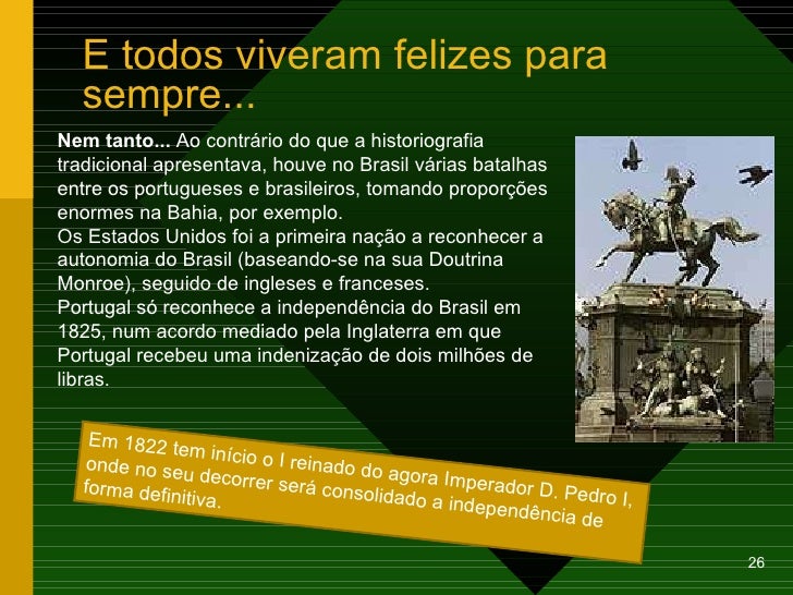Processo de independência do brasil