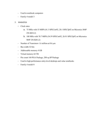 Processoer 80486 | DOCX
