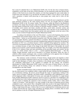 Process Of An Islamic Revolution