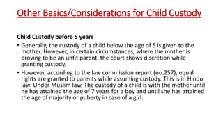 Process of child custody | PPT
