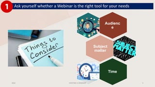 Process of Conducting a Webinar | PPTX