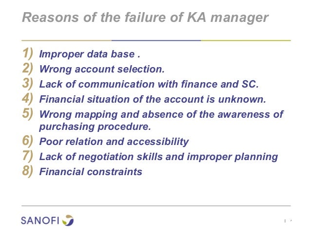 Process of key account managment