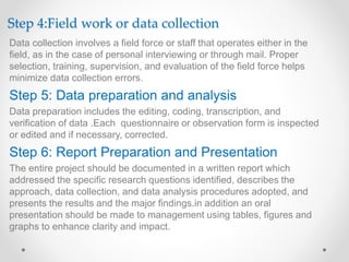 Process of marketing research | PPTX