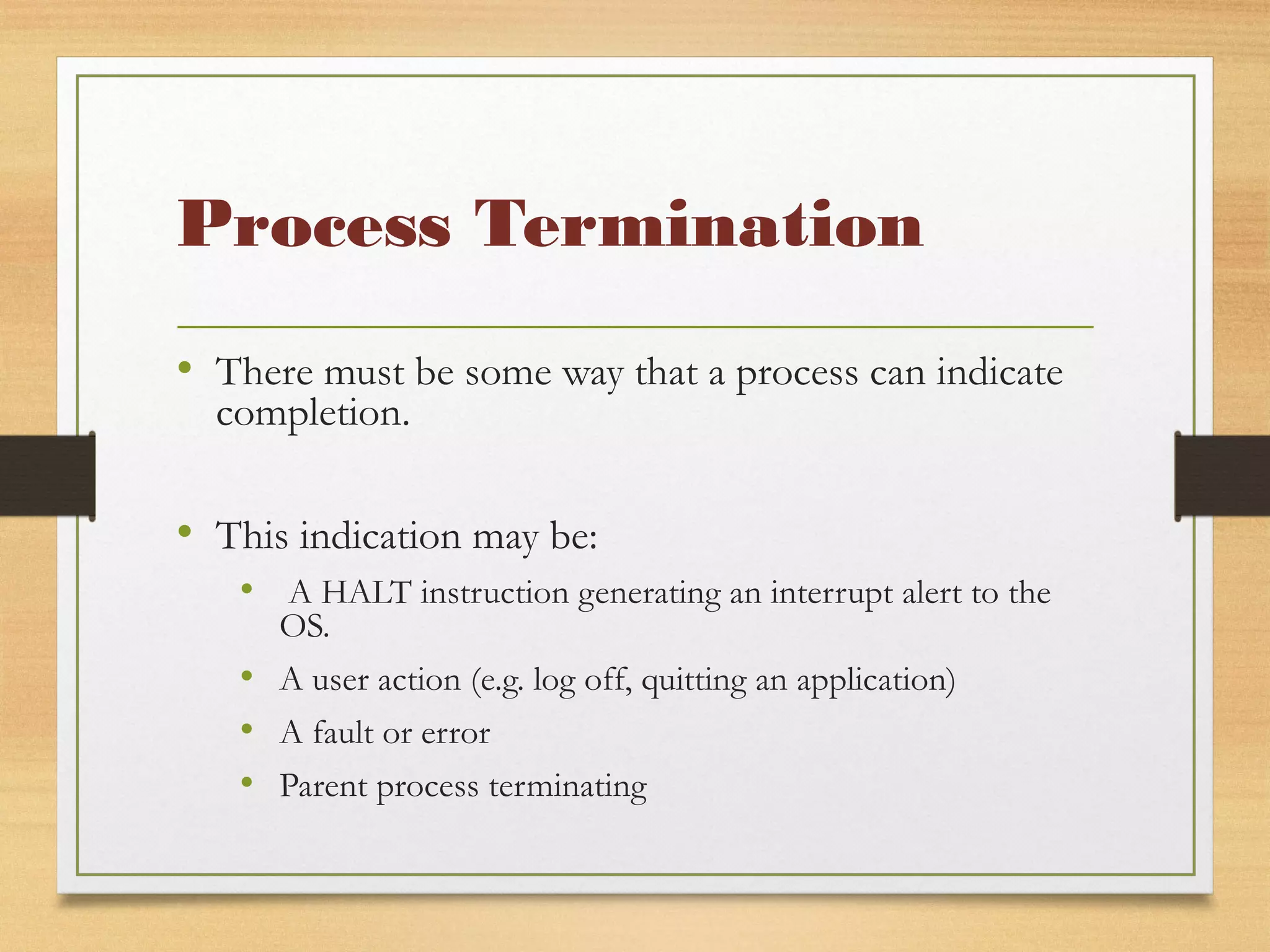 Process of operating system | PPT