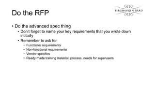 Process of software selection | PPTX
