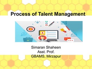 Process of Talent Management
Simaran Shaheen
Asst. Prof.
GBAMS, Mirzapur
 