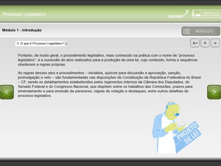 Processo Legislativo