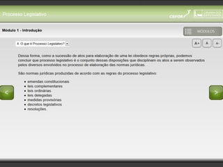 Processo Legislativo