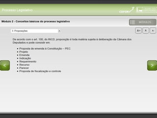 Processo Legislativo