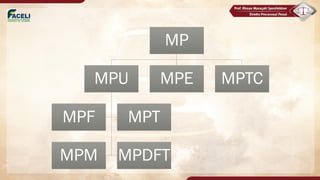 MP
MPU
MPF MPT
MPM MPDFT
MPE MPTC
 