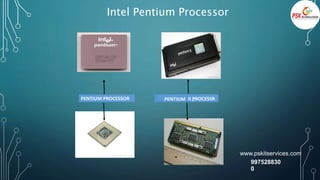 Intel Pentium Processor
PENTIUM PROCESSOR PENTIUM –
II PROCESSR
www.pskitservices.com
997528830
0
 