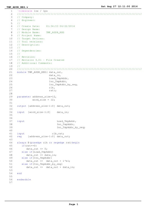 Verilog Инструкцию Verilog Инструкцию