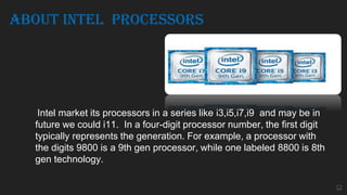 Presentation on - Processors 