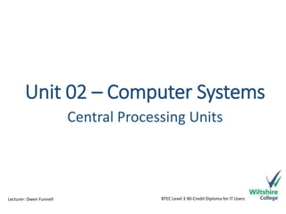 Processors (CPU) | PPT