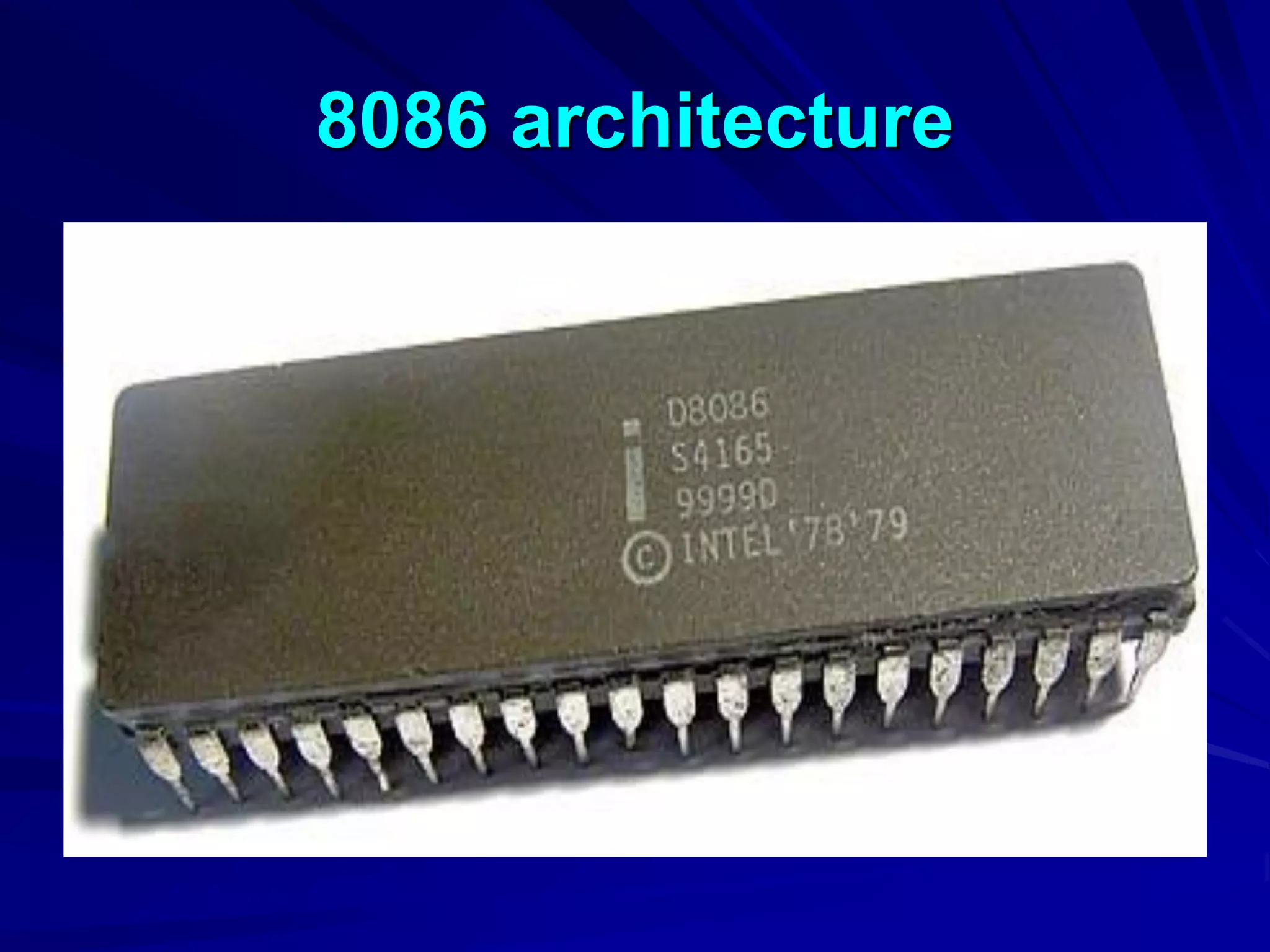 8086 architecture
 