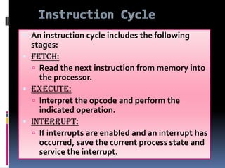 Processor structure and funtions | PPTX