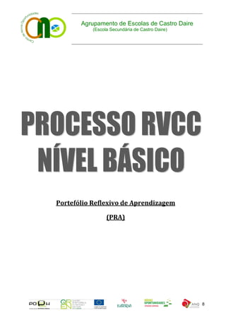 Agrupamento de Escolas de Castro Daire
           (Escola Secundária de Castro Daire)




Portefólio Reflexivo de Aprendizagem

                 (PRA)




                                                 8
 