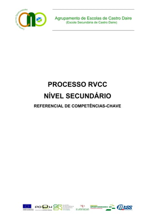 Agrupamento de Escolas de Castro Daire
            (Escola Secundária de Castro Daire)




     PROCESSO RVCC
   NÍVEL SECUNDÁRIO
REFERENCIAL DE COMPETÊNCIAS-CHAVE
 