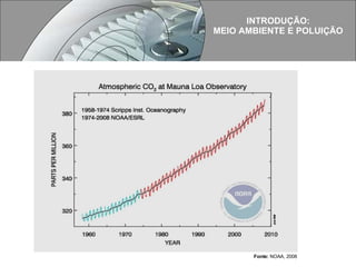INTRODUÇÃO: MEIO AMBIENTE E POLUIÇÃO Fonte:  NOAA, 2008 