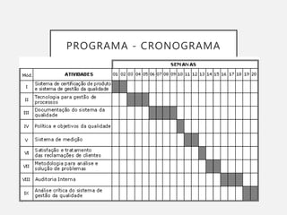 PROGRAMA - CRONOGRAMA
 