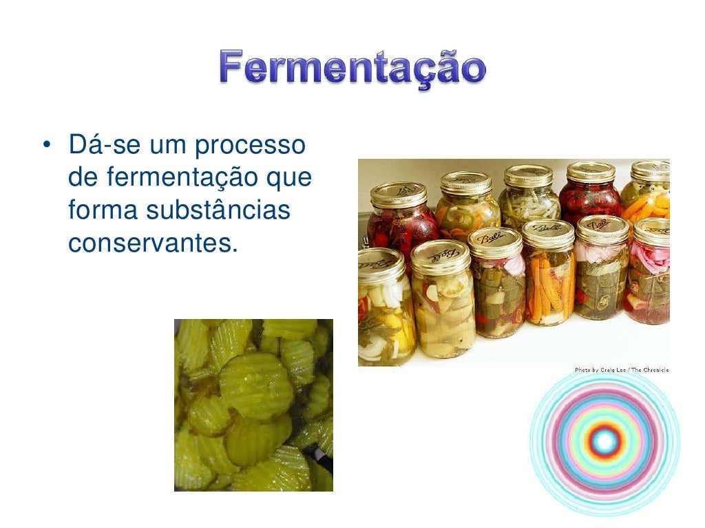 Processos de conservação dos alimentos
