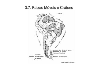 3.7. Faixas Móveis e Crátons
 