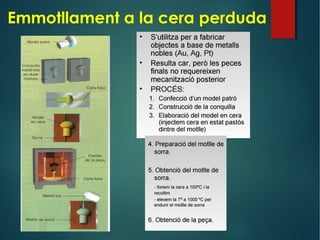 Emmotllament a la cera perduda
 