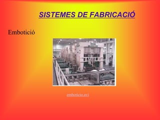 SISTEMES DE FABRICACIÓ

Embotició




                  emboticio.avi
 