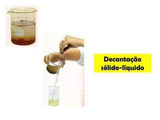Decantação sólido-líquido