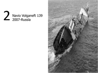 2Navio Volganeft 139
2007-Russía
Foto em P&B de um navio
afundando no mar negro
 