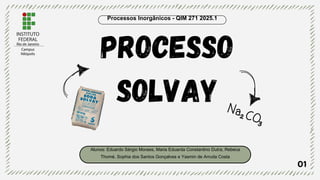 Solvay Processbook Chemistry Solvay process Química processos inorgânicos | PDF