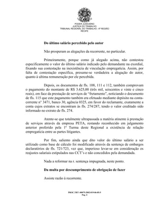 Processo Trabalhista Piloto King Acidentado