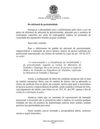 Processo Trabalhista Piloto King Acidentado