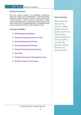 Process piping course brochure
