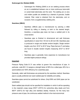 Process Piping Fundamentals, Codes and Standards.pdf