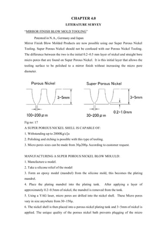 Process planing and manufacturing of a blow mould | PDF