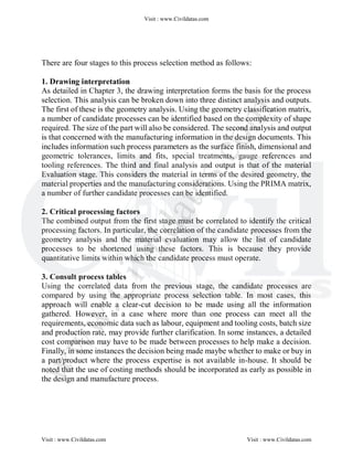 Process Prima Selection Process_Planning_and_Cost_Estimation- notes guna 26.04.17 - BY ...