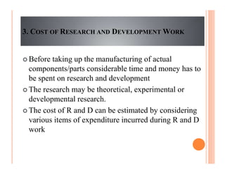 Process planning and cost estimation unit iii | PDF
