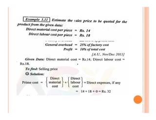 Process planning and cost estimation unit iii | PDF