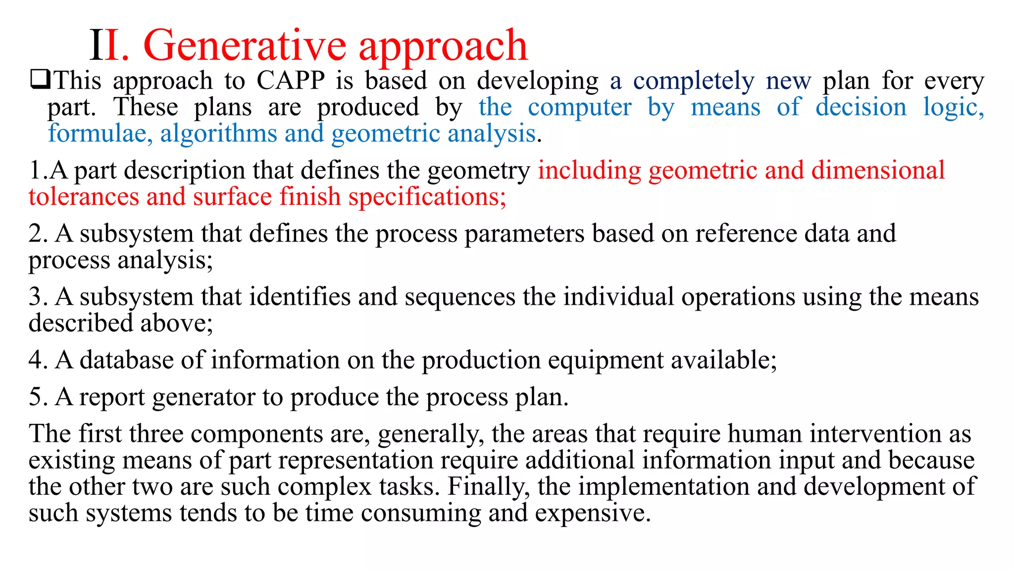Process planning unit two | PPTX
