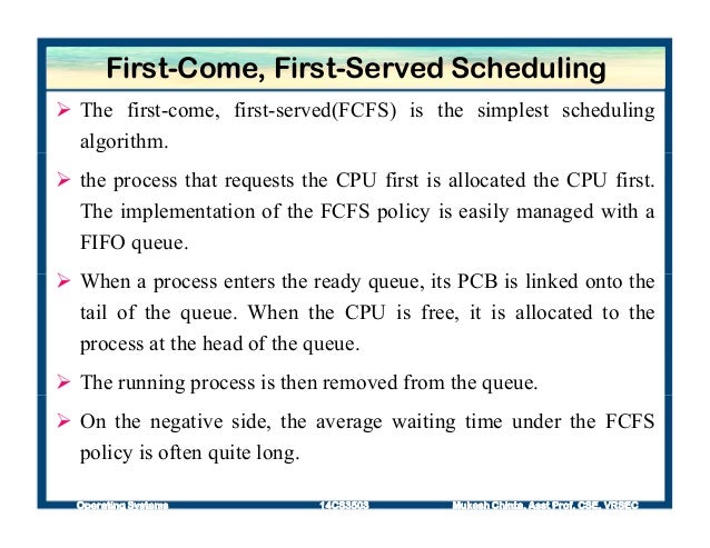 Process scheduling (CPU Scheduling)