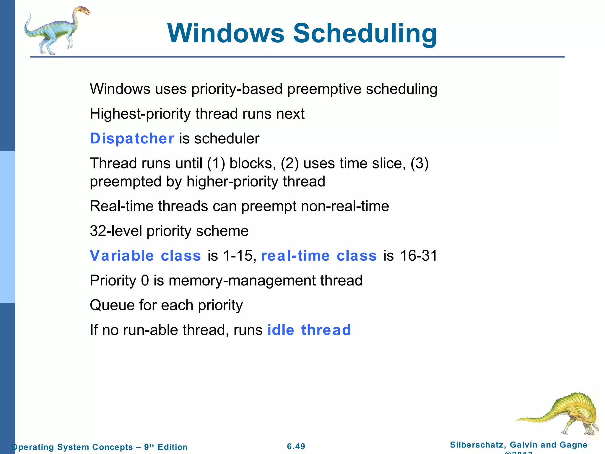 Process scheduling : operating system ( Btech cse ) | PPT